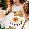 Kit de teñido anudado, set de teñido anudado para niños, 18 colores vibrantes