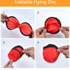 Abanicos de disco voladores plegables Mototo de 72 piezas con bolsillo plegable