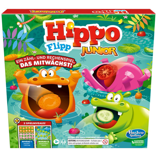 Hippo Flipp Junior Juego de mesa para niños en edad preescolar