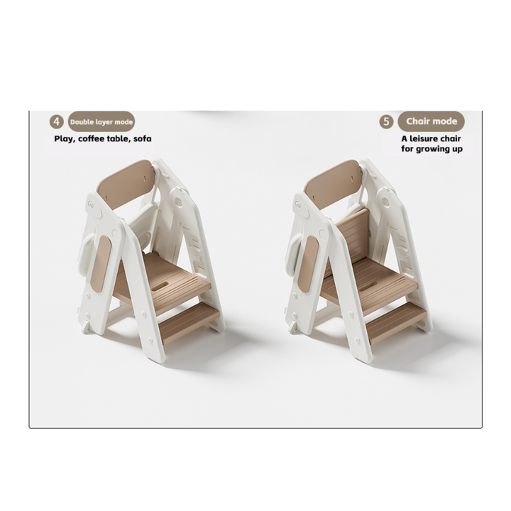 Torre de Aprendizaje Montessori y Silla de Comedor