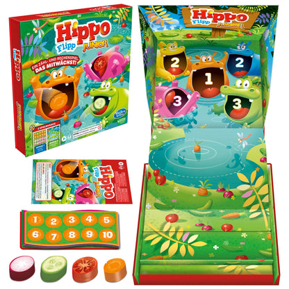 Hippo Flipp Junior Juego de mesa para niños en edad preescolar