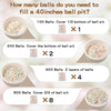 GOGOSO 100 bolas de bolas con forma de estrella