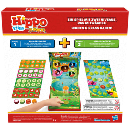 Hippo Flipp Junior Juego de mesa para niños en edad preescolar