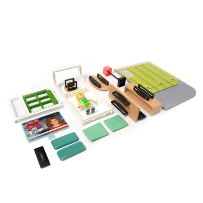 Casa de muñecas en miniatura