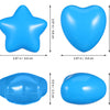 60 Unidades Con Forma De Estrella Y Corazón