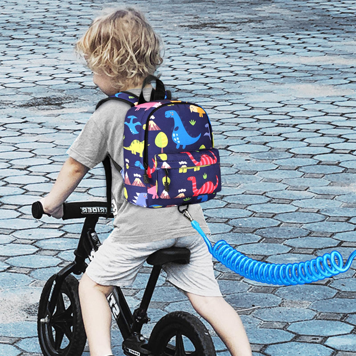 Accmor Correa de mochila para niños pequeños con eslabón de muñeca antipérdida