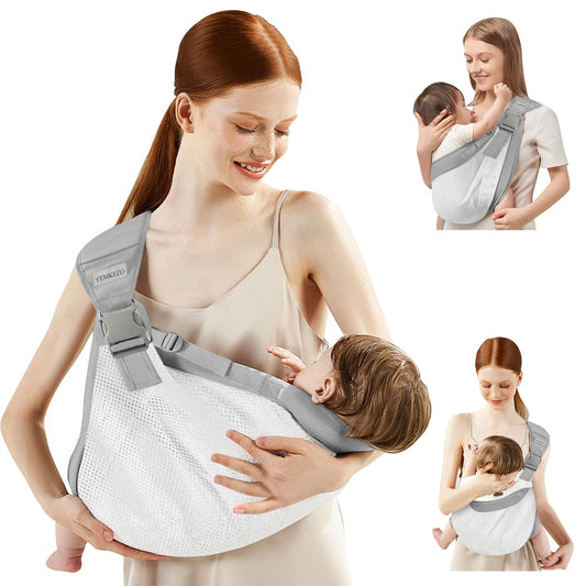 Portabebés tipo bandolera para bebés, que ahorra esfuerzo, con capacidad para transportar de 3 a 20 kg.