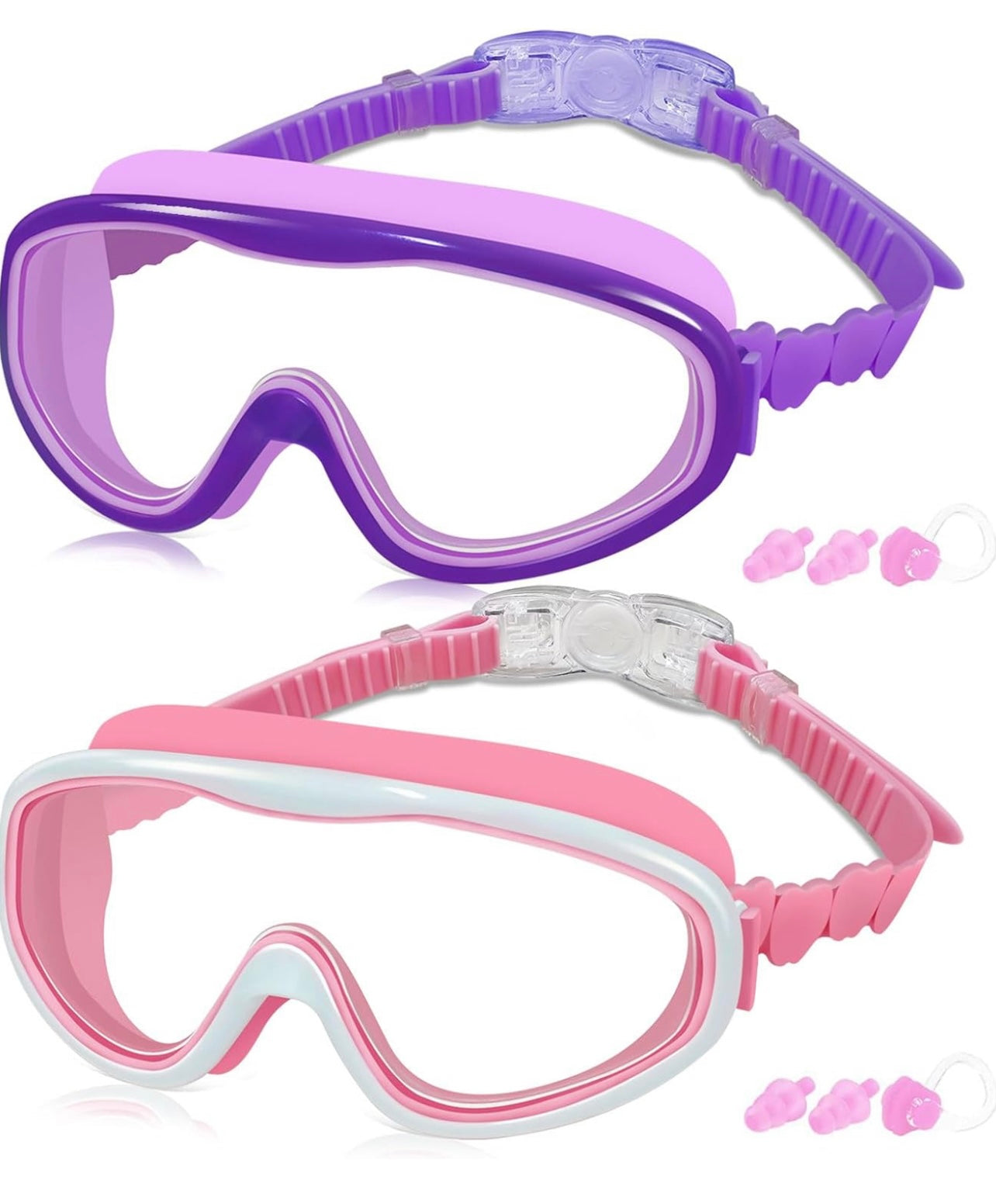 COOLOO Kids Swim Goggles for Age 3-15