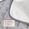 Moonsea forro para cambiador de pañales, antideslizante, impermeable, acolchado, absorbente, lavable, paquete de 3