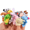 Animal Finger Puppets Set terciopelo estilo Animal, 10 piezas