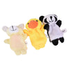 Animal Finger Puppets Set terciopelo estilo Animal, 10 piezas