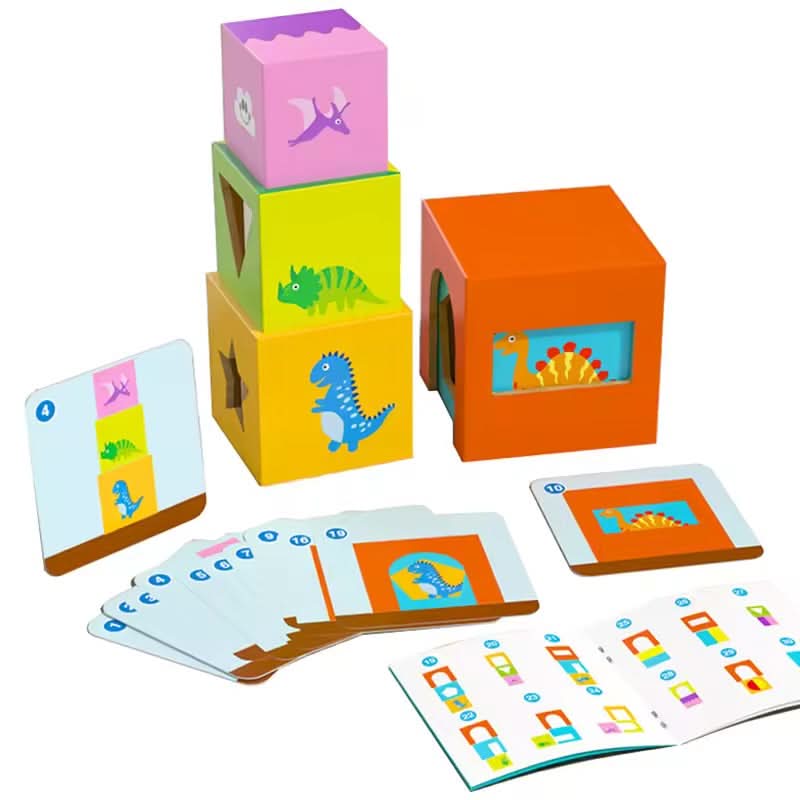 Juego de mesa de apilamiento de cajas