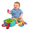 Melissa & Doug juguete clasificador de formas para niños (falta un cuadrado)