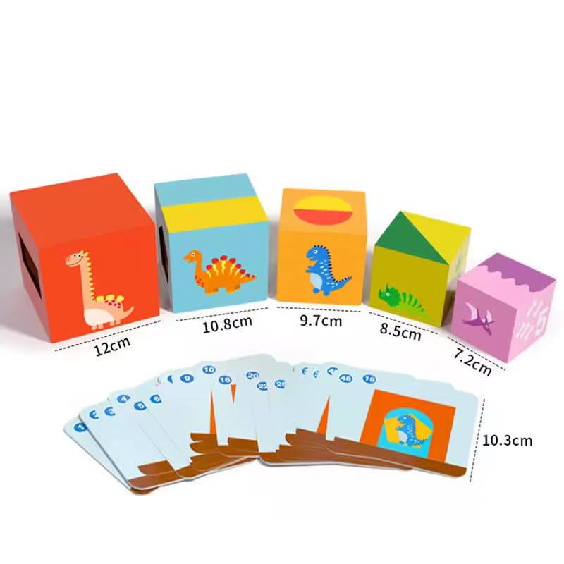 Juego de mesa de apilamiento de cajas