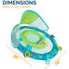 Swimways Flotador inflable de resorte para bebés Splash N Play