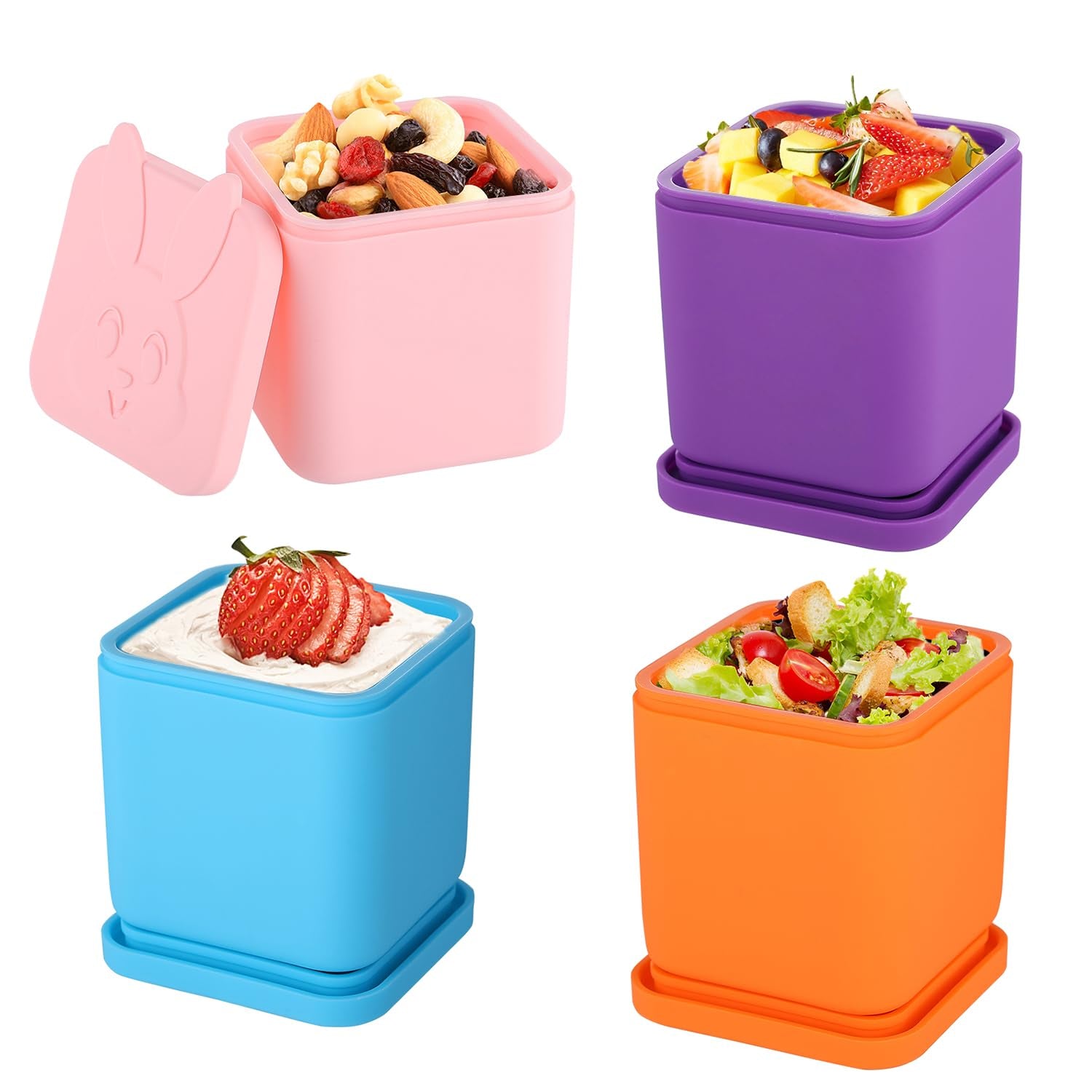 Recipiente para aderezo de ensalada