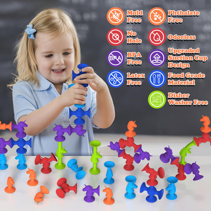 Juguetes de baño creativos para niños de 11 años de unicornio Montesorri