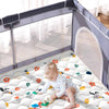 Alfombra de juego de espuma para bebés, 201 x 150 cm