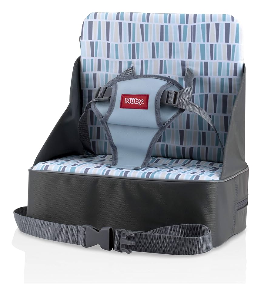 Nuby Easy Go Safety - Asiento elevador ligero para silla alta