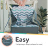 Nuby Easy Go Safety - Asiento elevador ligero para silla alta
