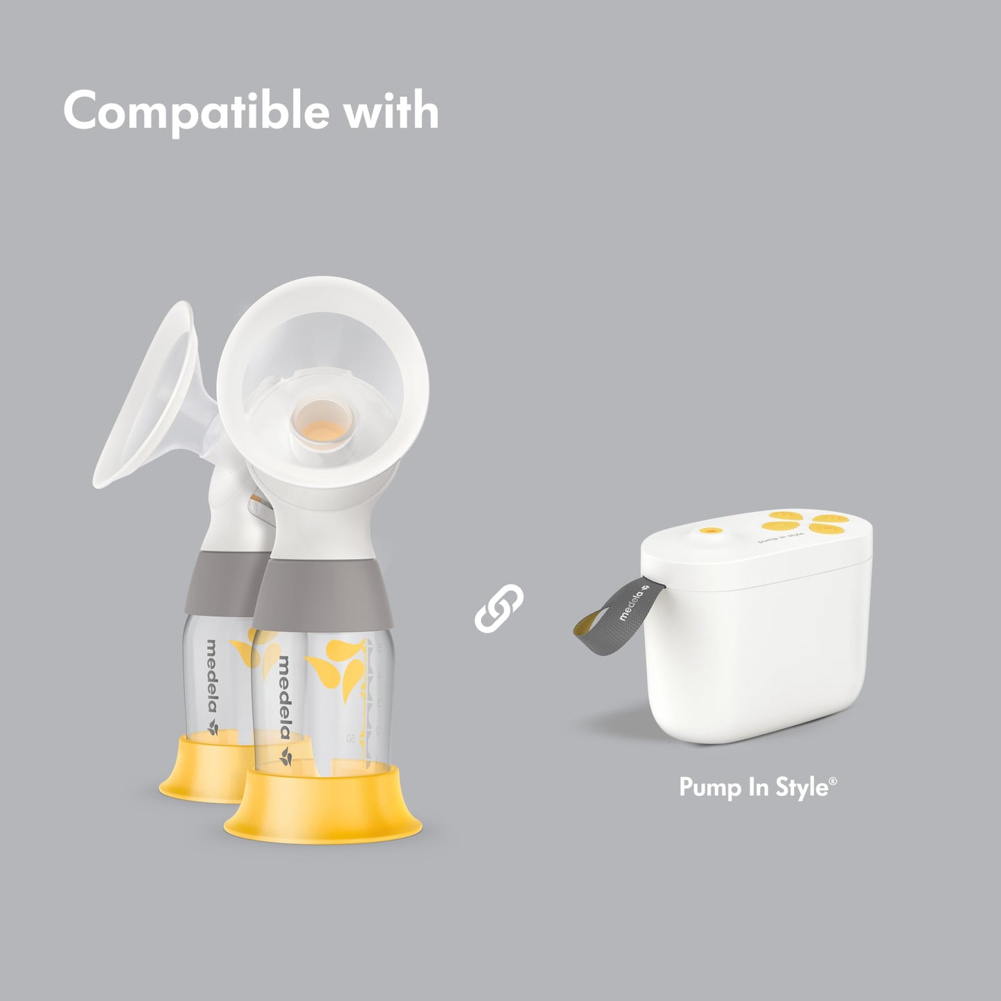 Medela Classic PersonalFit Flex - Kit de bombeo doble para extractores de leche eléctricos