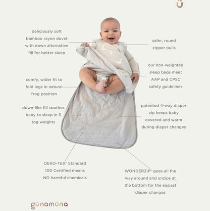 GUNAMUNA günamüna Manta Portátil Unisex, 1.0tog, 9-18 meses