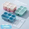 Paquete de 4 fiambreras bento, loncheras de 5 compartimentos