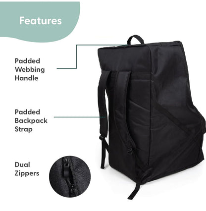 The Peanutshell Bolsa de viaje para asiento de automóvil, bolsa acolchada duradera