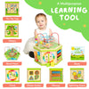 TOYVENTIVE Cubo de actividades de madera para bebés
