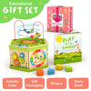 TOYVENTIVE Cubo de actividades de madera para bebés