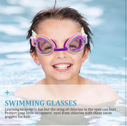 PRETYZOOM Gafas de natación antivaho para niños, 3-6 años