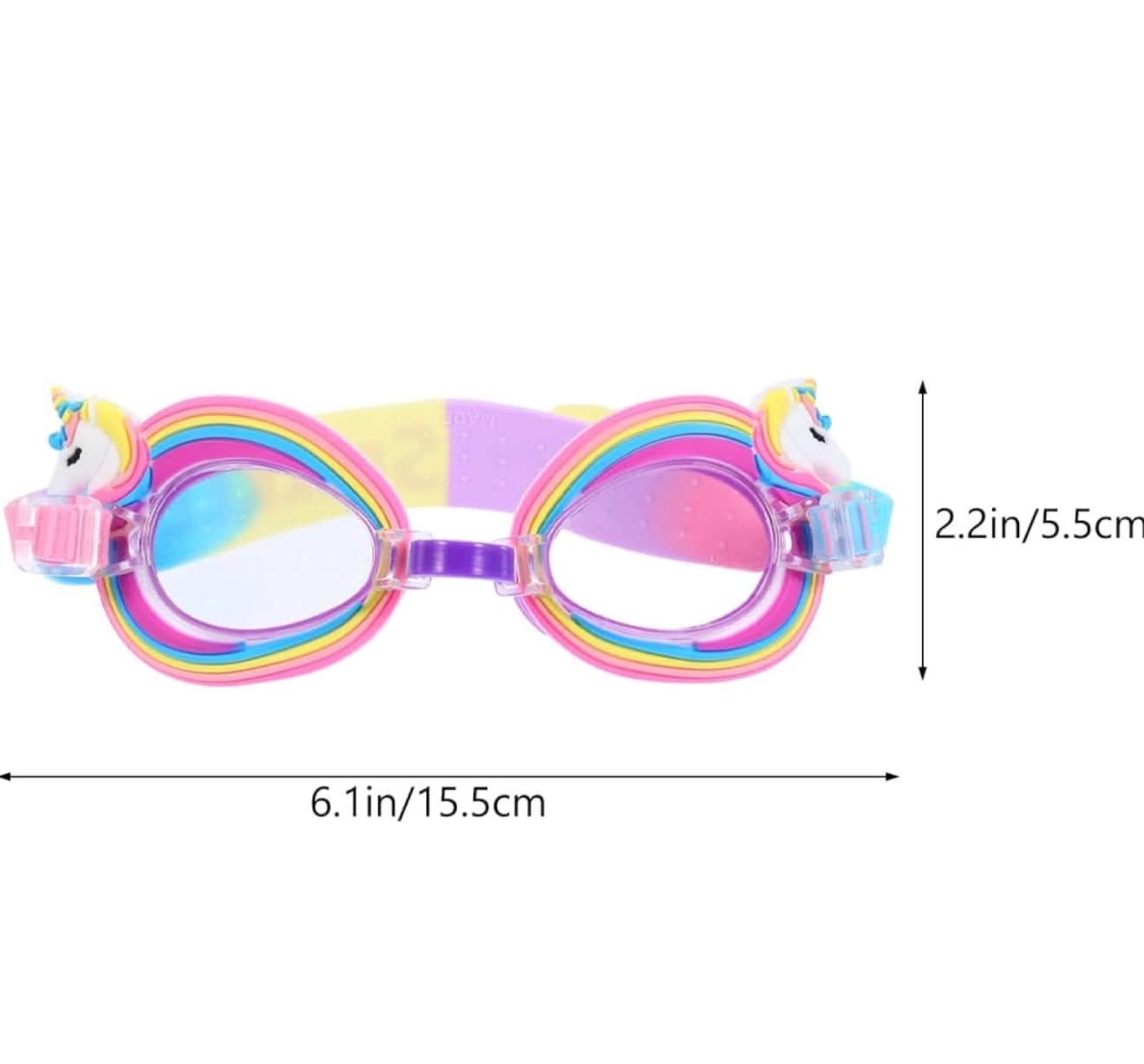 PRETYZOOM Gafas de natación antivaho para niños, 3-6 años