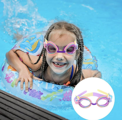 PRETYZOOM Gafas de natación antivaho para niños, 3-6 años