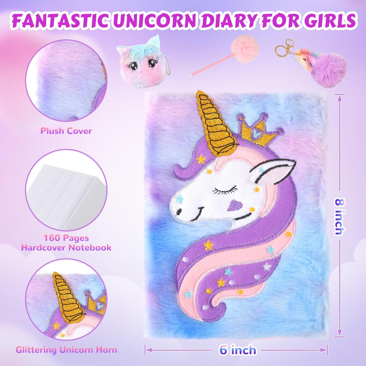 Regalos de unicornios para niñas de 5, 6, 7, 8, 9, 10+ años
