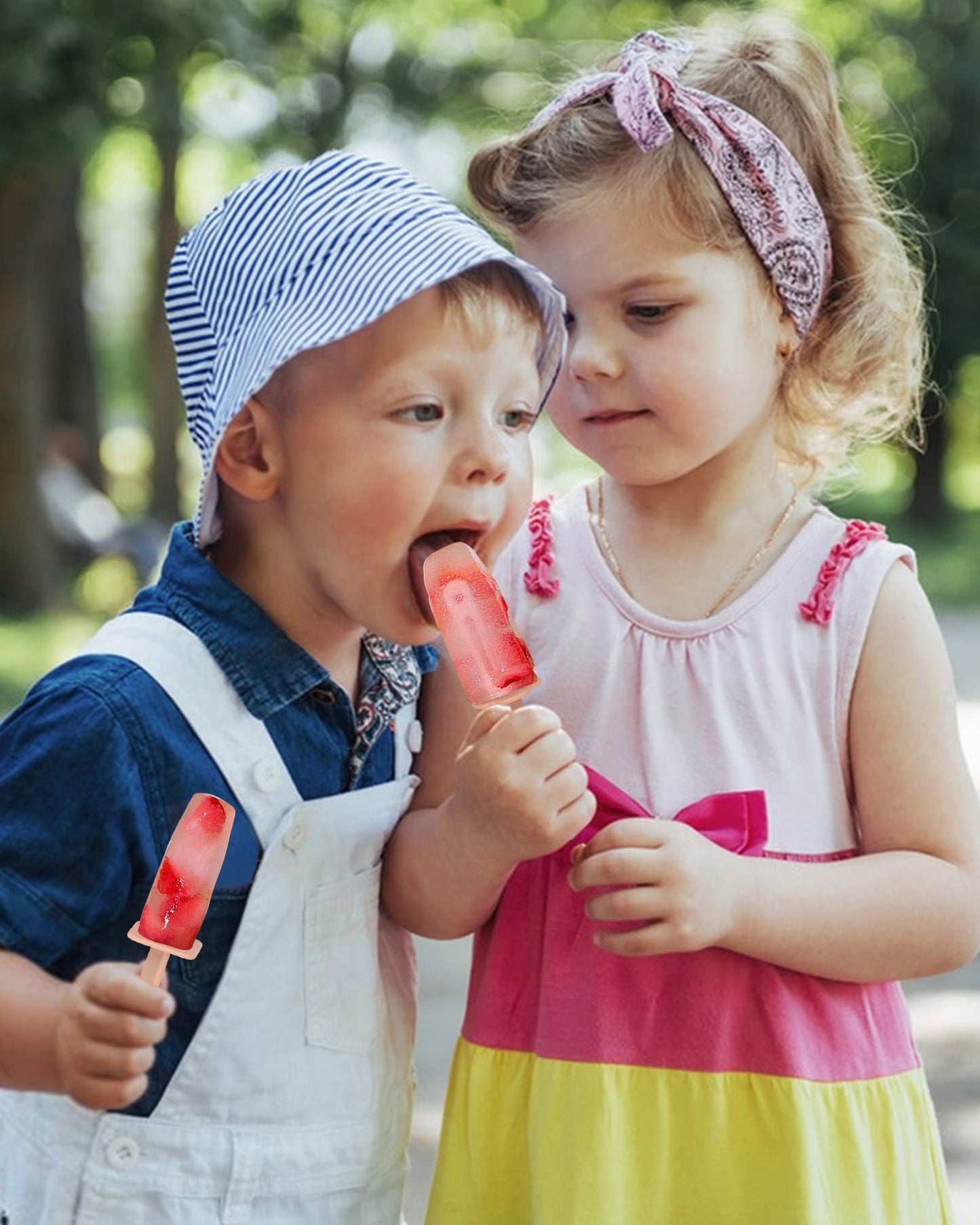 Moldes para paletas de hielo, 9 cavidades, máquina de paletas casera de fácil liberación sin BPA