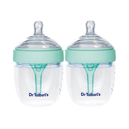 Dr. Talbot's Botellas anticólicos de silicona - (paquete de 2), 5oz, de 0 meses en adelante