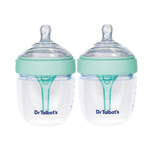 Dr. Talbot's Botellas anticólicos de silicona - (paquete de 2), 5oz, de 0 meses en adelante