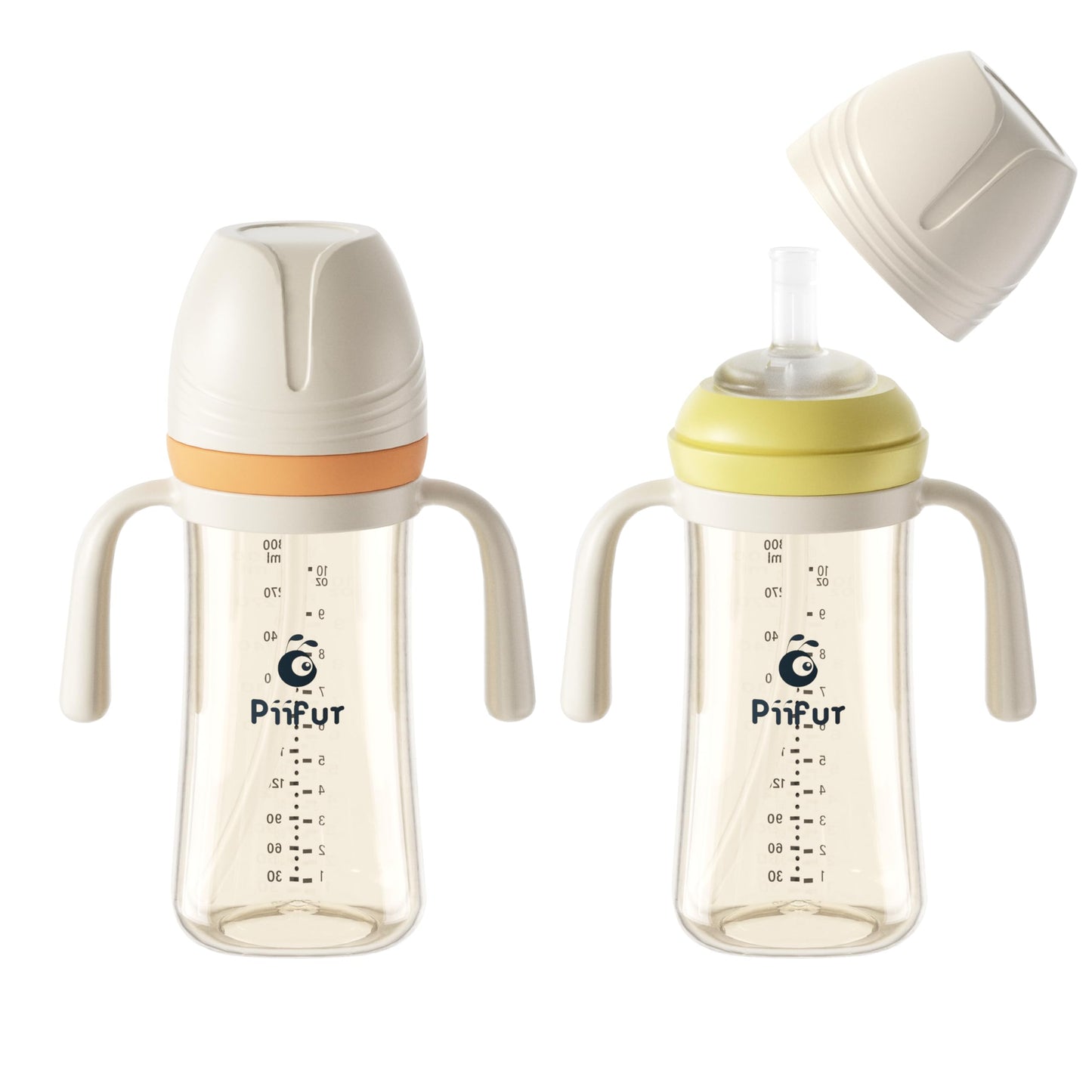 Piifur Vasos para sorber para niños pequeños de 1 a 3 años,