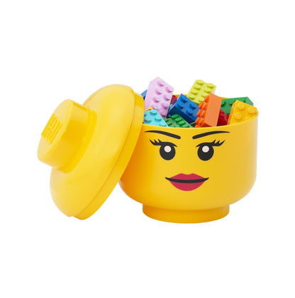 Cabeza de almacenamiento LEGO Mini Niña, 1 paquete
