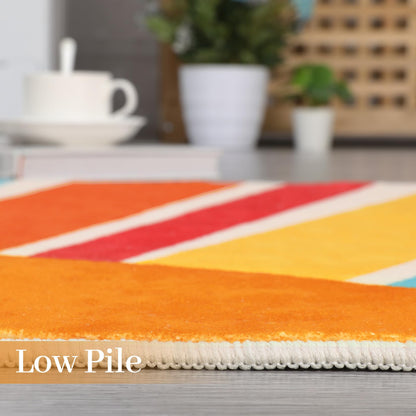 Alfombra bohemia de 2 x 3 pulgadas