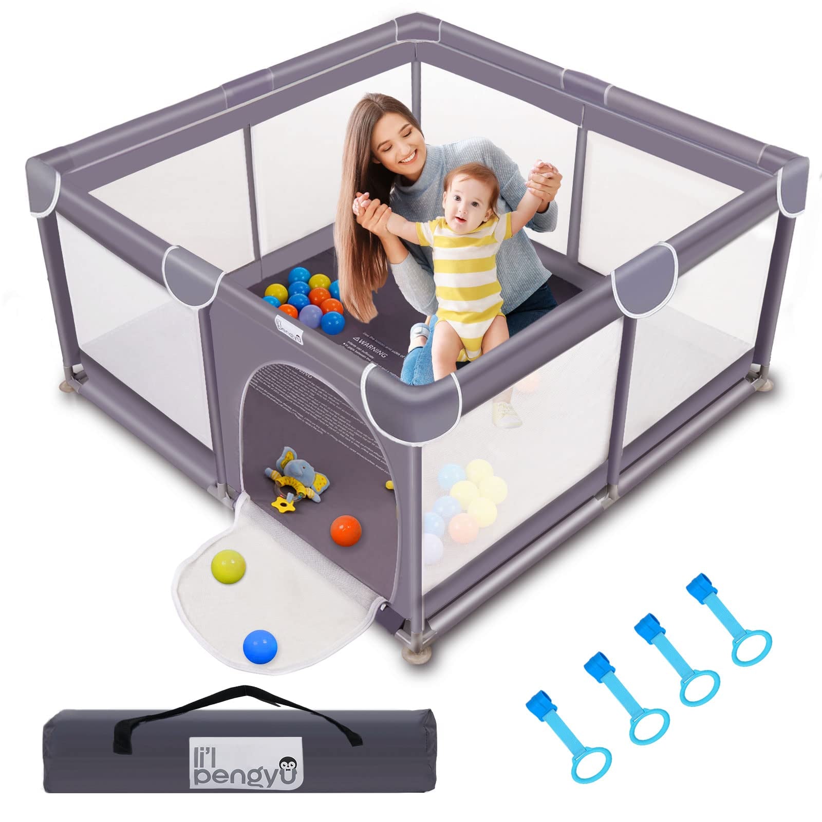 Baby  Li'l Pengyu Store playpen for Babies and Toddlers, 50 x 50 inch