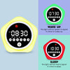 Reloj despertador para niños, reloj de entrenamiento para dormir con luces nocturnas