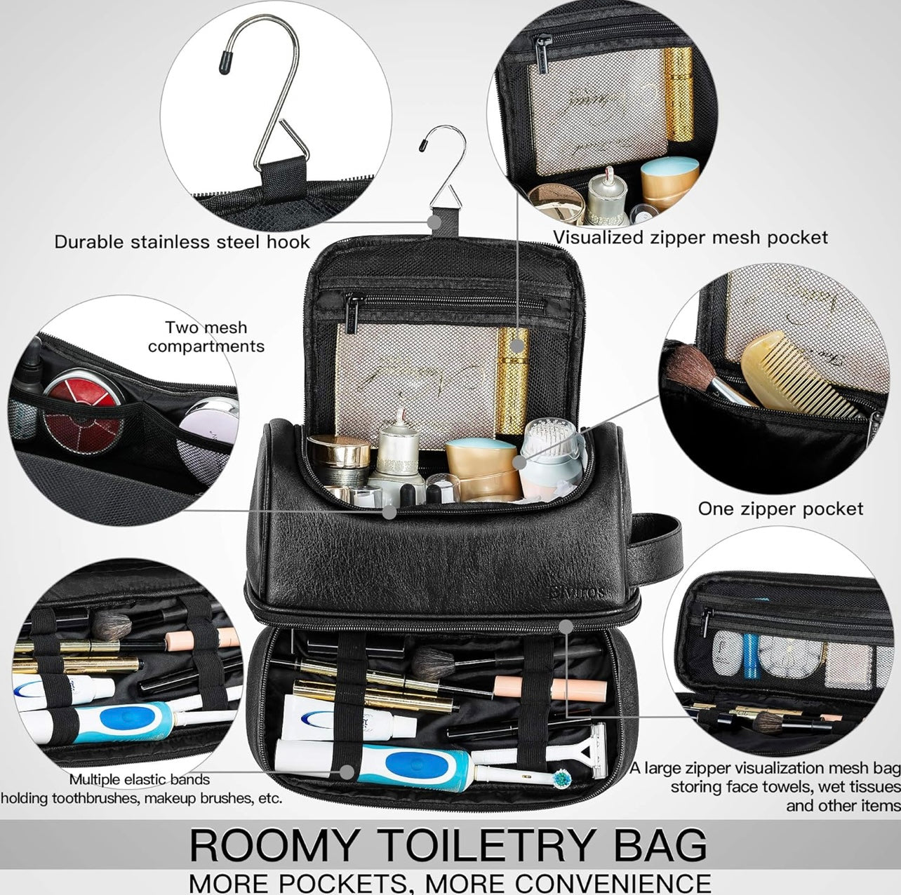 Elviros - Neceser de aseo personal