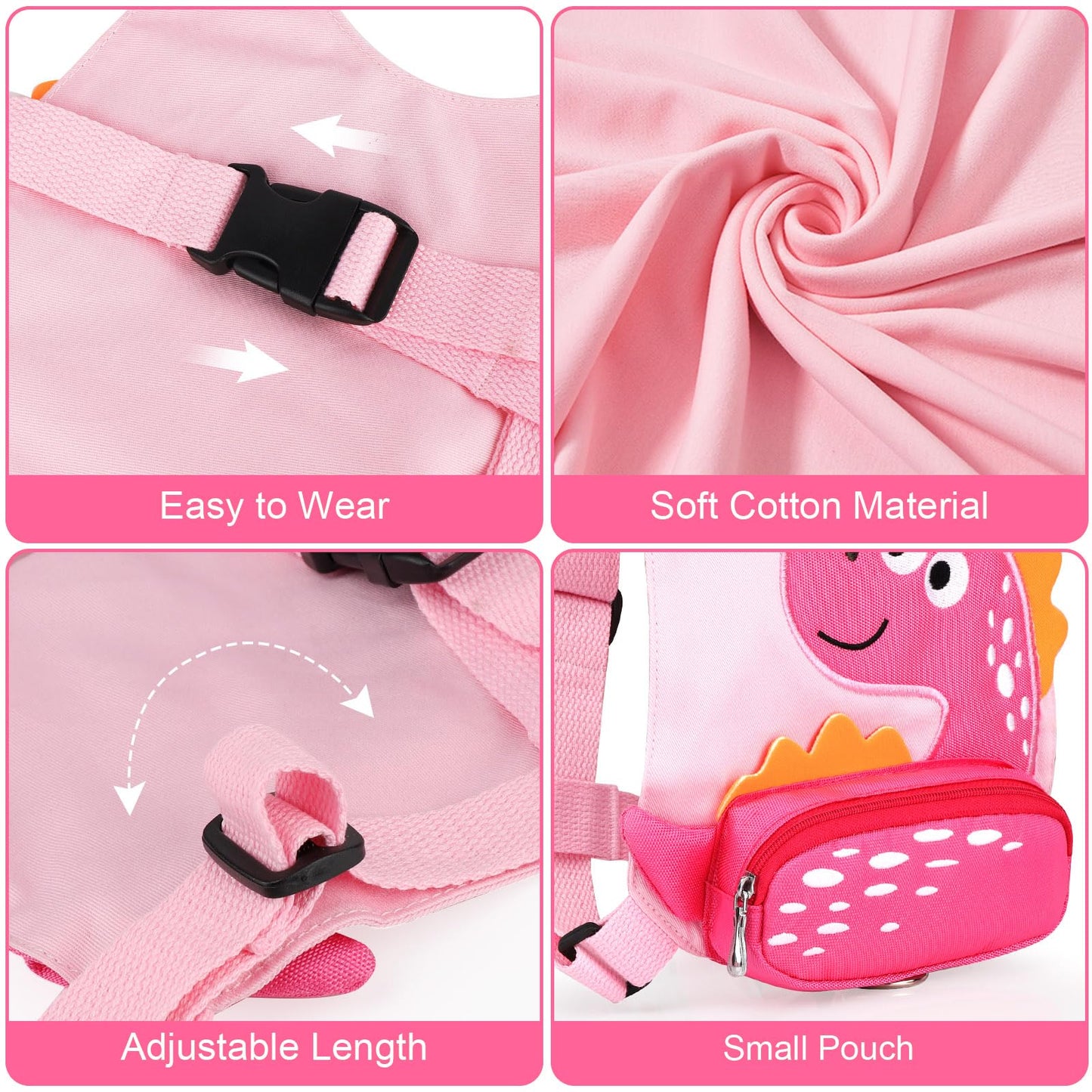 Arnés con correa para niños pequeños + pulsera anti-pérdida