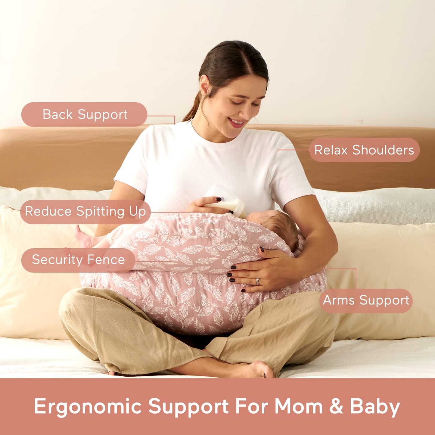 Almohada y posicionador de lactancia Original Momcozy