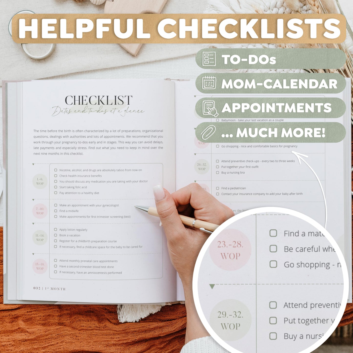 Kwii&Kwii - Diario de Embarazo - Hola Mi Bebé - Planificador de Embarazo