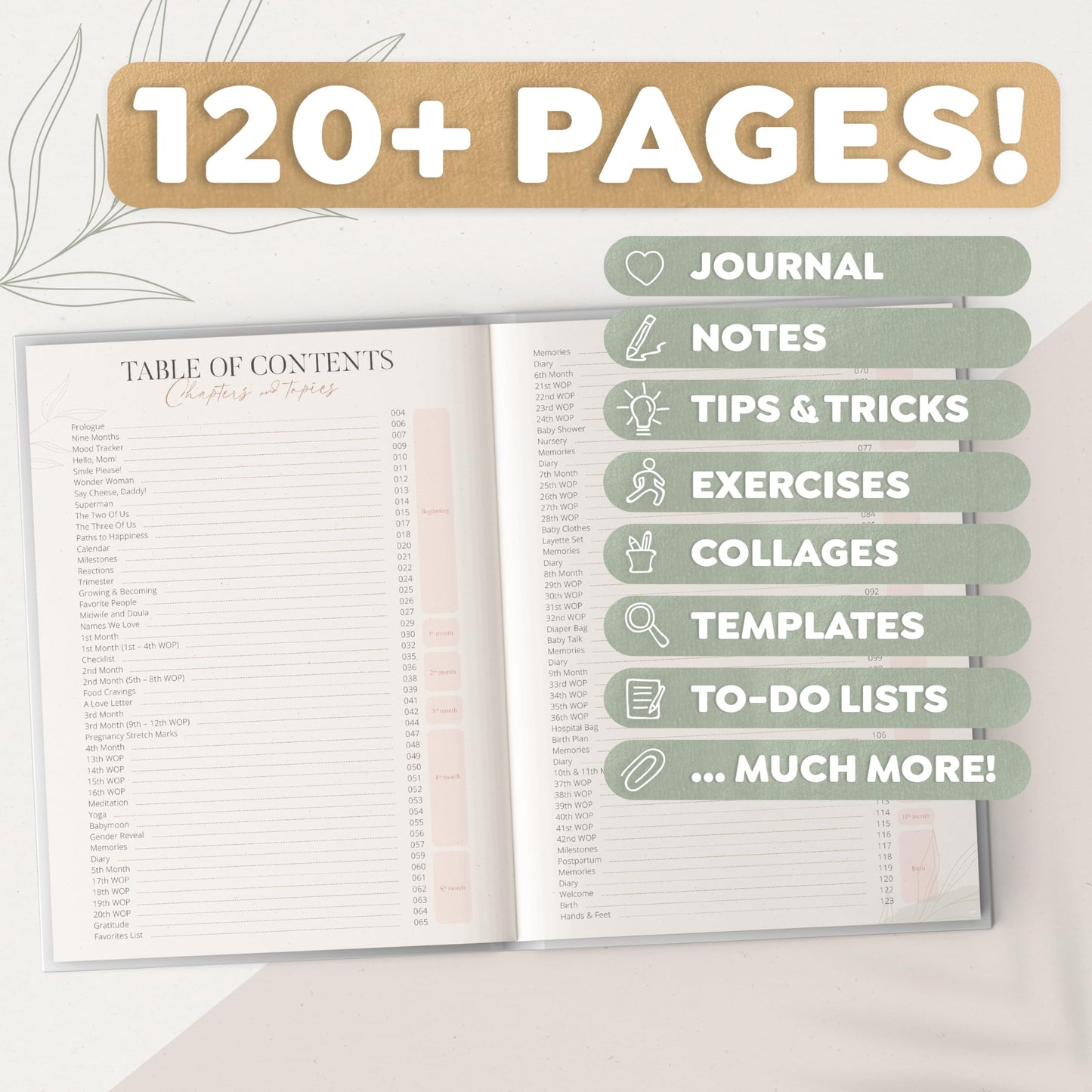 Kwii&Kwii - Diario de Embarazo - Hola Mi Bebé - Planificador de Embarazo