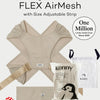 Porta Bebé Konny Flex AirMesh Premium Material - Ajustable, 44 lbs, (M-4XL)