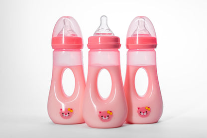 Avima Easy Grip - Biberones anticólicos para bebés, sin BPA, 8 onzas