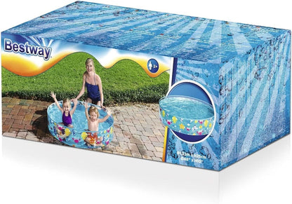 Bestway Fill-N-Fun- Piscina para remo (48 x 10 pulgadas), color azul